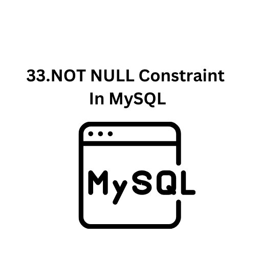 34.UNIQUE Constraint In MySQL